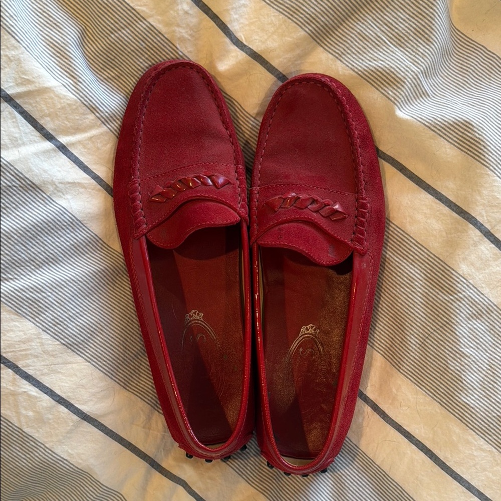 Women’s Tod’s loafers size 40 red